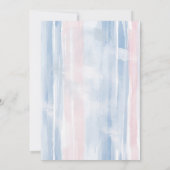 Elegance French Café Brautparty Einladung (Rückseite)