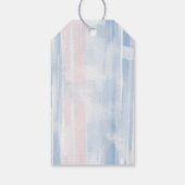 Elegance French Café Brautparty Geschenkanhänger (Rückseite)