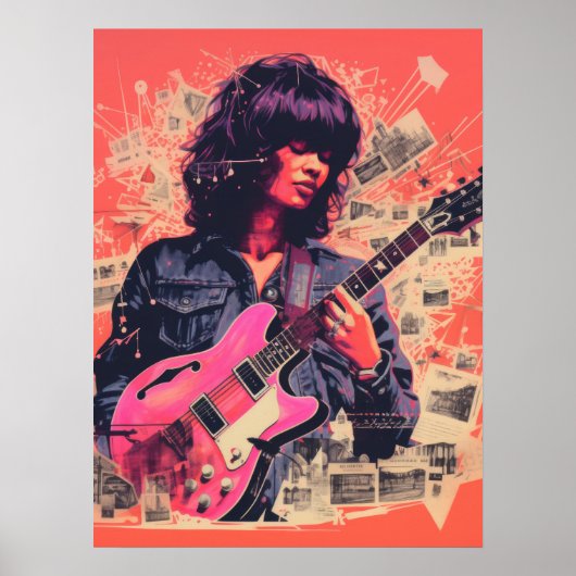 Elegance gestalten: Die Kunst des Rock Poster (Vorne)