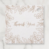 Elegance greenerity Foil Favor Tag (Rückseite)