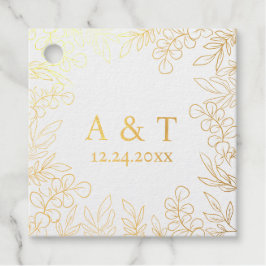 Elegance greenerity Foil Favor Tag