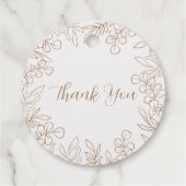 Elegance greenerity Foil Favor Tag (Rückseite)
