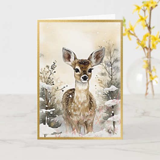 Elegance im Grünen Karte (Gelbe Blume)