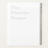 Elegance in Bloom: Calla Lily Designed Planner Planer (Rückseite)