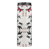 Elegance in Bloom: Floral Harmony printed Thermosbecher (Rückseite)