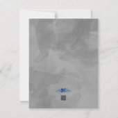 Elegance in Bloom: QR-Code-UAWG RSVP Karte (Rückseite)