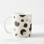 ✨ Elegance in Circles: Polka Dots Muster Tasse (Links)