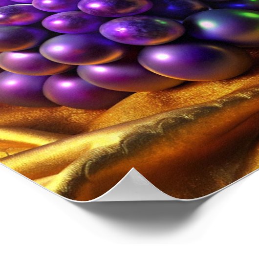 "Elegance in Fruit" Poster (Ecke)