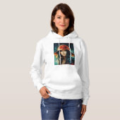 "Elegance in jedem Thread: Femme Fatale Hoodie mit (Vorne ganz)