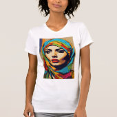 "Elegance in jedem Thread: T - Shirt von Frauen mi (Vorderseite)