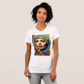 "Elegance in jedem Thread: T - Shirt von Frauen mi (Vorne ganz)