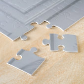 Elegance in Kontrast Curly-Hair-Frau Puzzle (Seite)