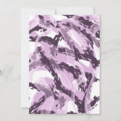 Elegance in Lavens Einladung (Vorderseite)