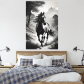 Elegance in Motion Leinwanddruck (Insitu (Schlafzimmer))