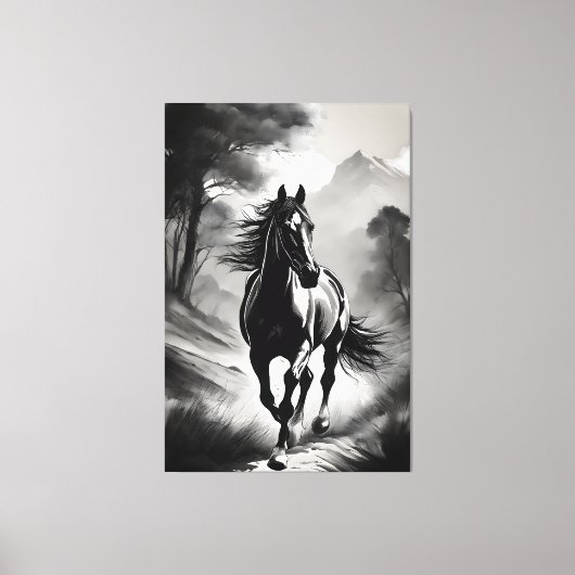 Elegance in Motion Leinwanddruck (Vorderseite)