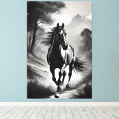 Elegance in Motion Leinwanddruck (Insitu (Holzboden))