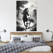 Elegance in Motion Leinwanddruck (Insitu (Schlafzimmer))