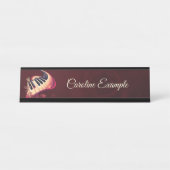 Elegance in motion, the curved piano. schreibtischnamensplakette (Vorderseite )