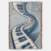 Elegance in piano keys and blossoms.  decke (Vorderseite Vertikal)