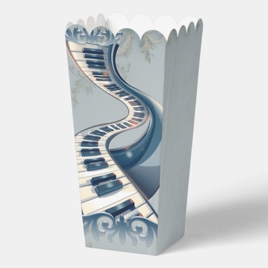 Elegance in piano keys and blossoms.  geschenkschachtel (Rückseite)