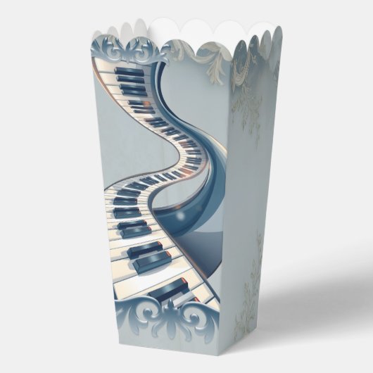 Elegance in piano keys and blossoms.  geschenkschachtel (Vorderseite)