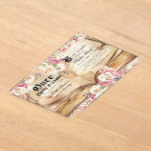 Elegance Kingdom Book Baby Shower Acryleinladungen (Ablage )