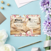 Elegance Kingdom Book Baby Shower Acryleinladungen (In Situ (Hochzeit))