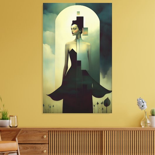 Elegance Leinwanddruck (Insitu (Wohnzimmer))