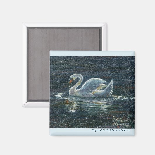 "Elegance" Magnet (Vorderseite/Rückseite)