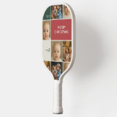 elegance merry bright joy Christmas Pickleball Schläger (Links)