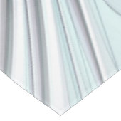 Elegance Modernes Blue Grau Weiß Fraktal Blume Tischdecke (Schrägansicht)