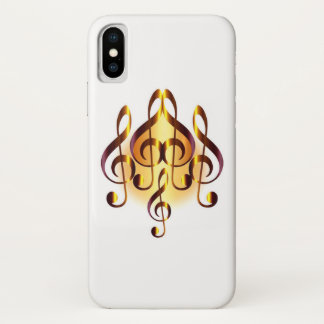Elegance Musical Heart Design White Case-Mate iPhone Hülle