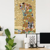 Elegance neu definiert: Gustav Klimts Erfüllung Poster (Heimbüro)