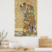 Elegance neu definiert: Gustav Klimts Erfüllung Poster (Küche)