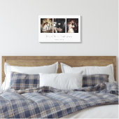 Elegance New Weds Family und Wedding Stretch Leinwanddruck (Insitu (Schlafzimmer))