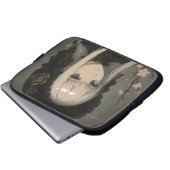 Elegance of the Midnight Blossom Maiden Laptopschutzhülle (Vorne Knopf)