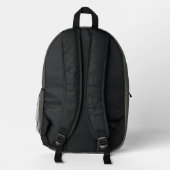 Elegance of the Midnight Blossom Maiden Standard Bedruckter Rucksack (Rückseite)