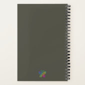 Elegance of the Midnight Blossom Maiden Standard Notizblock (Rückseite)