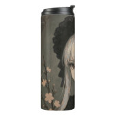 Elegance of the Midnight Blossom Maiden Thermosbecher (Nach links gedreht)