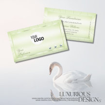 Elegance Pastel Green mit Diamanten und Logo Luxe