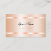 Elegance Pastel Rose Luxuriös schimmernd blau Visitenkarte (Vorderseite)