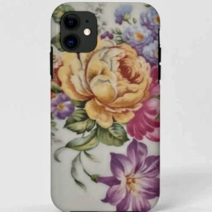 Elegance: Porzellan Inspiriert Blumenkoffer Case-Mate iPhone Hülle
