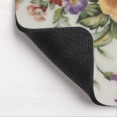 Elegance: Porzellan Inspiriert Blumenmousepad Mousepad (Ecke)