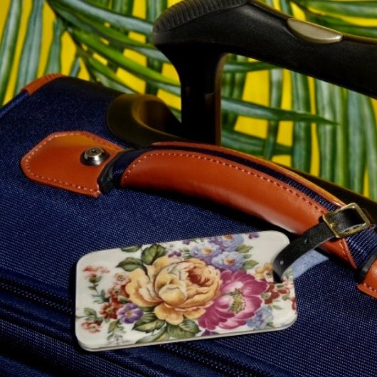 Elegance: Porzellan Inspiriert Gepäckanhänger