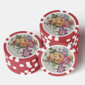 Elegance: Porzellan Inspiriert Poker Chips (Stapel)