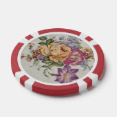 Elegance: Porzellan Inspiriert Poker Chips (Einzeln)