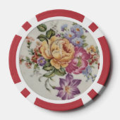 Elegance: Porzellan Inspiriert Poker Chips (Rückseite)