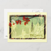 Elegance Postkarte (Vorne/Hinten)