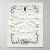 Elegance Quotes Poster (Vorne)