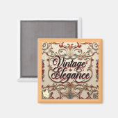 "Elegance Reimagined" Magnet (Vorderseite/Rückseite)